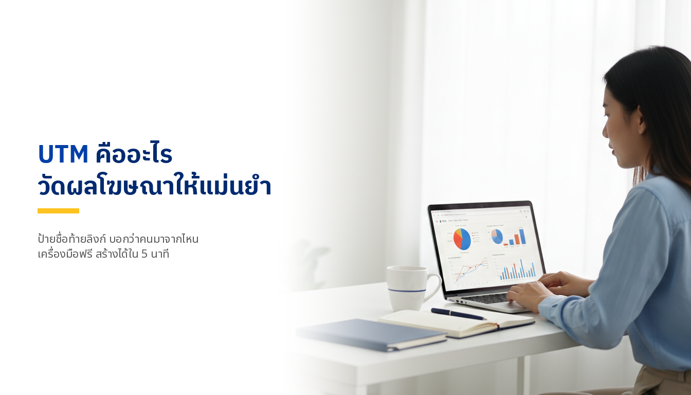UTM Parameters คืออะไร? วิธีสร้างและใช้วัดผลโฆษณาให้แม่นยำ