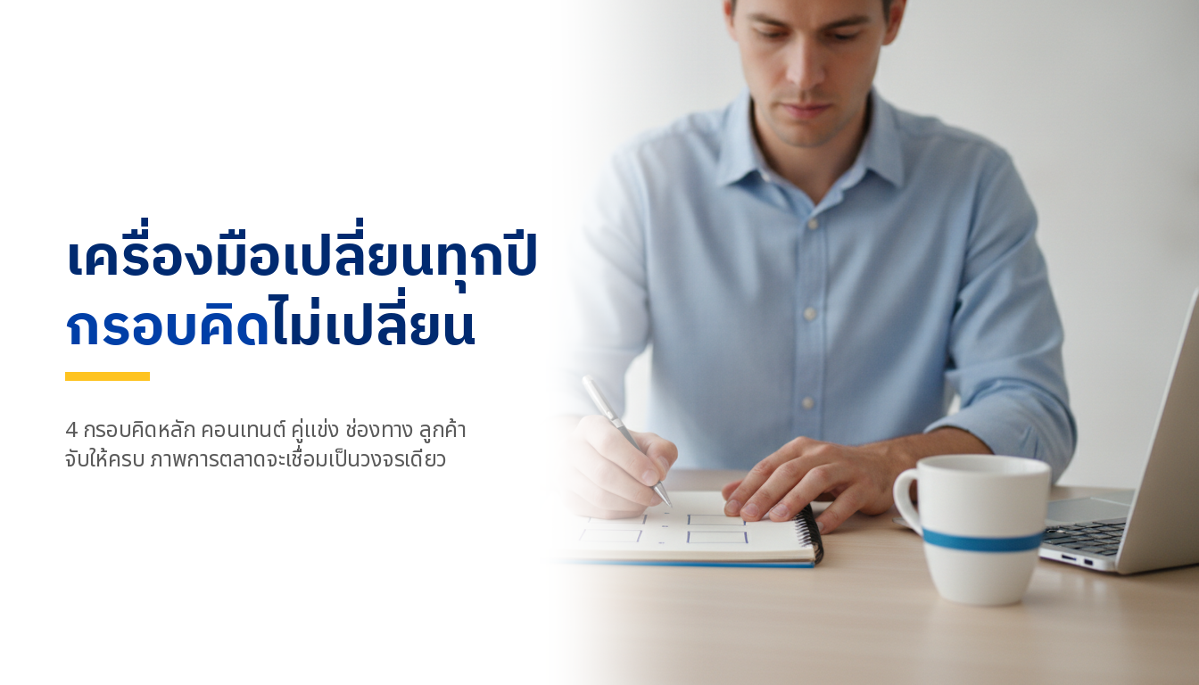 ศัพท์และกรอบคิดการตลาดที่นักการตลาดต้องรู้