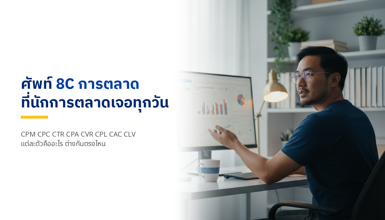 8C การตลาดคืออะไร ศัพท์ย่อสาย C ที่นักการตลาดเจอทุกวัน